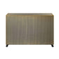 ACME Jennavieve Cabinet, Gold Aluminum FredCo