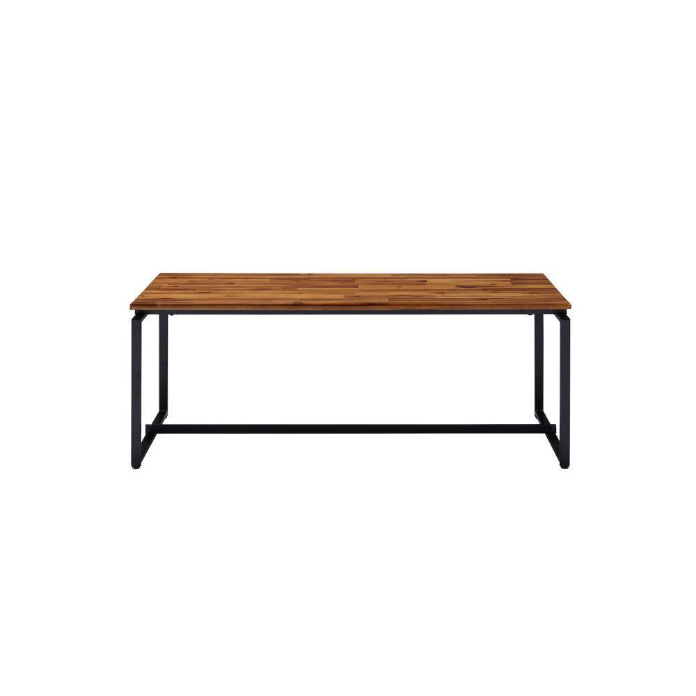 ACME Jurgen 3Pc Pack Coffee/End Set, Oak & Black FredCo