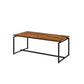 ACME Jurgen 3Pc Pack Coffee/End Set, Oak & Black FredCo
