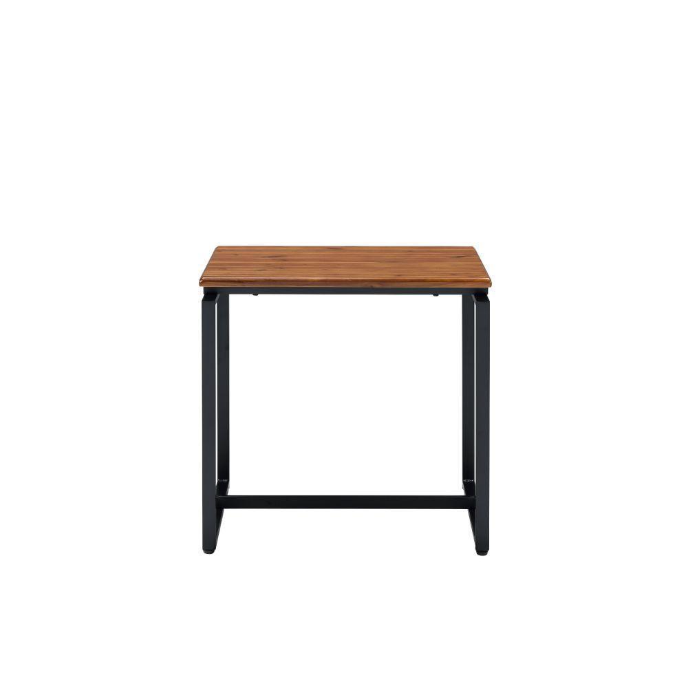 ACME Jurgen 3Pc Pack Coffee/End Set, Oak & Black FredCo