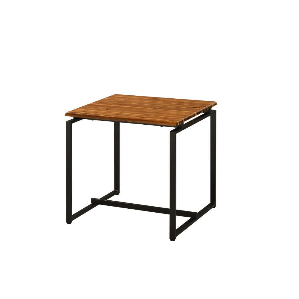 ACME Jurgen 3Pc Pack Coffee/End Set, Oak & Black FredCo