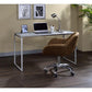ACME Jurgen Desk, Faux Concrete & Silver FredCo