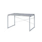 ACME Jurgen Desk, Faux Concrete & Silver FredCo