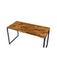 ACME Jurgen Desk, Oak & Black FredCo