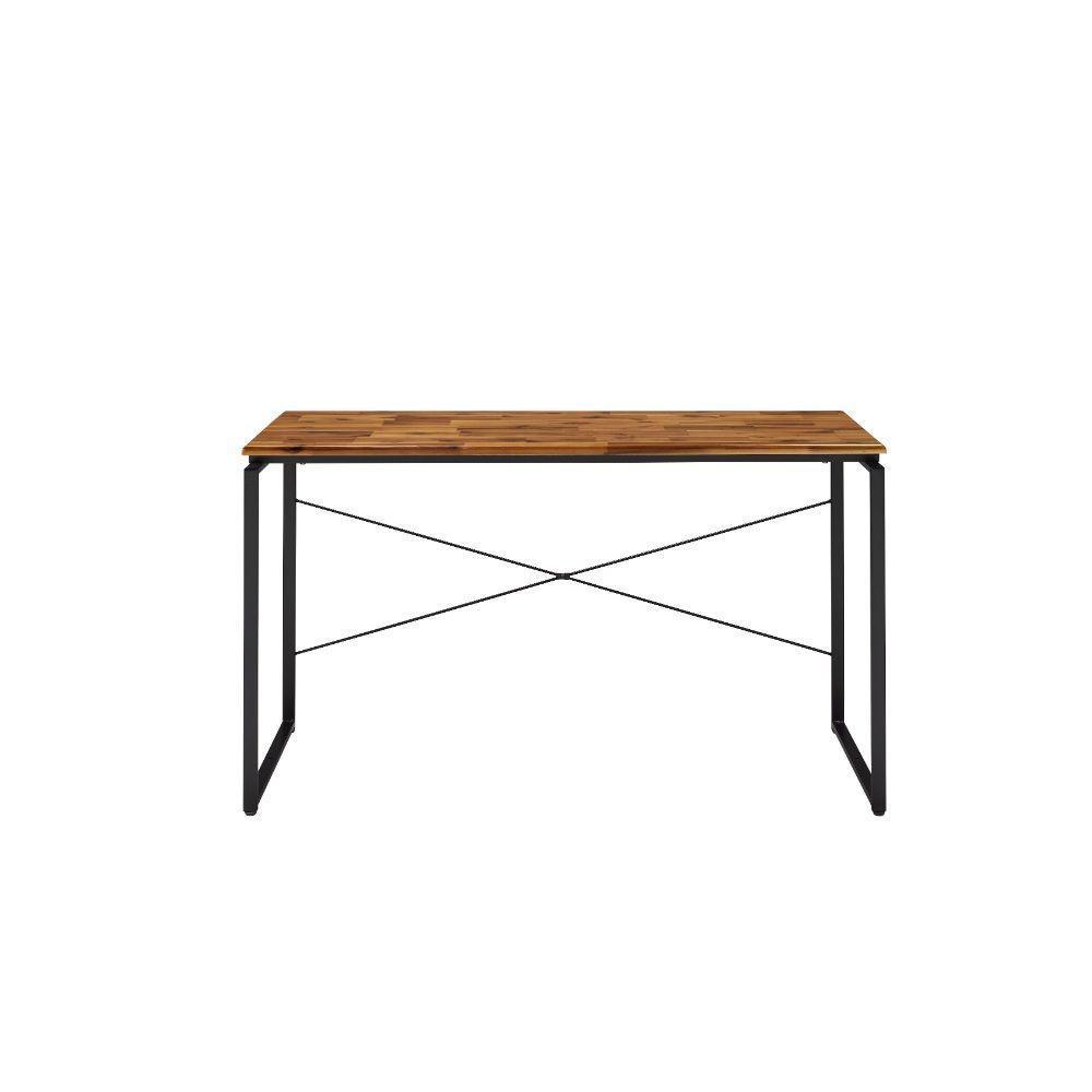 ACME Jurgen Desk, Oak & Black FredCo