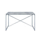 ACME Jurgen Dining Table, Faux Concrete & Silver FredCo