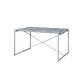 ACME Jurgen Dining Table, Faux Concrete & Silver FredCo