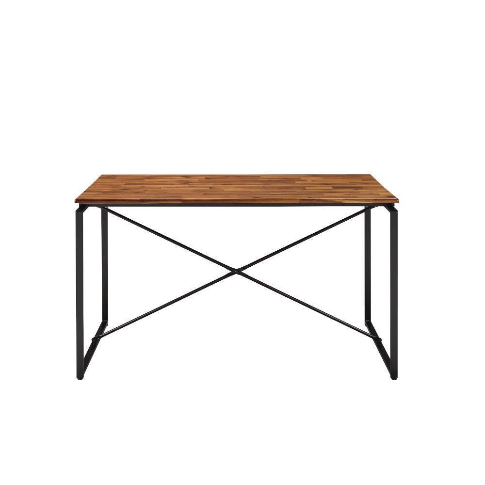 ACME Jurgen Dining Table, Oak & Black FredCo