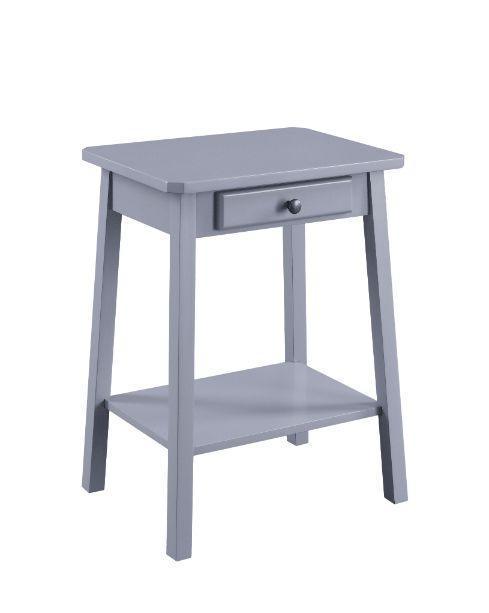 ACME Kaife Accent Table, Gray Finish FredCo