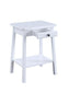 ACME Kaife Accent Table, White Finish FredCo