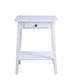 ACME Kaife Accent Table, White Finish FredCo