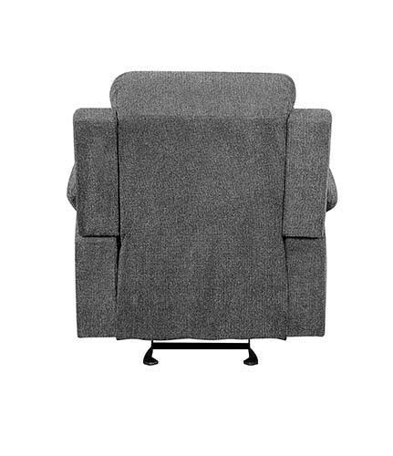 ACME Kalen Glider Recliner, Gray Chenille FredCo