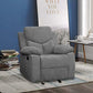 ACME Kalen Glider Recliner, Gray Chenille FredCo