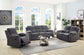 ACME Kalen Glider Recliner, Gray Chenille FredCo