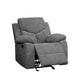 ACME Kalen Glider Recliner, Gray Chenille FredCo