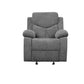 ACME Kalen Glider Recliner, Gray Chenille FredCo