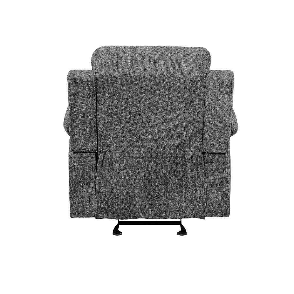 ACME Kalen Glider Recliner, Gray Chenille FredCo