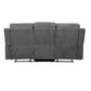 ACME Kalen Sofa (Motion), Gray Chenille FredCo