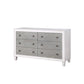 ACME Katia Dresser, Rustic Gray & White Finish FredCo