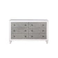 ACME Katia Dresser, Rustic Gray & White Finish FredCo