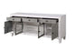 ACME Katia TV Stand, Rustic Gray & White Finish FredCo