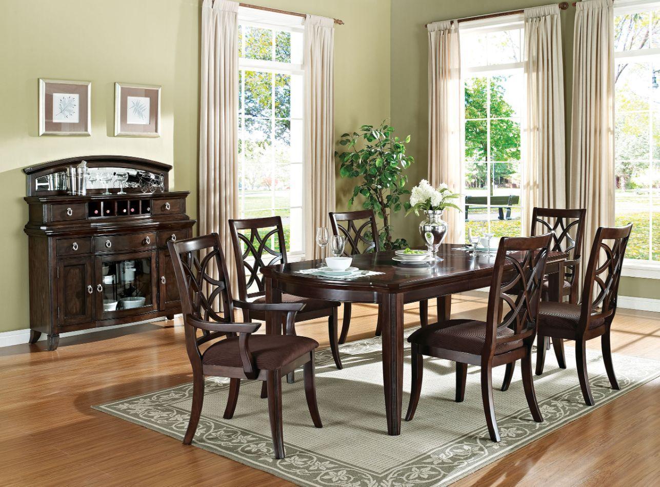 ACME Keenan Dining Table, Dark Walnut FredCo