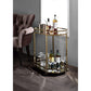 ACME Lacole Serving Cart, Champagne & Mirror FredCo