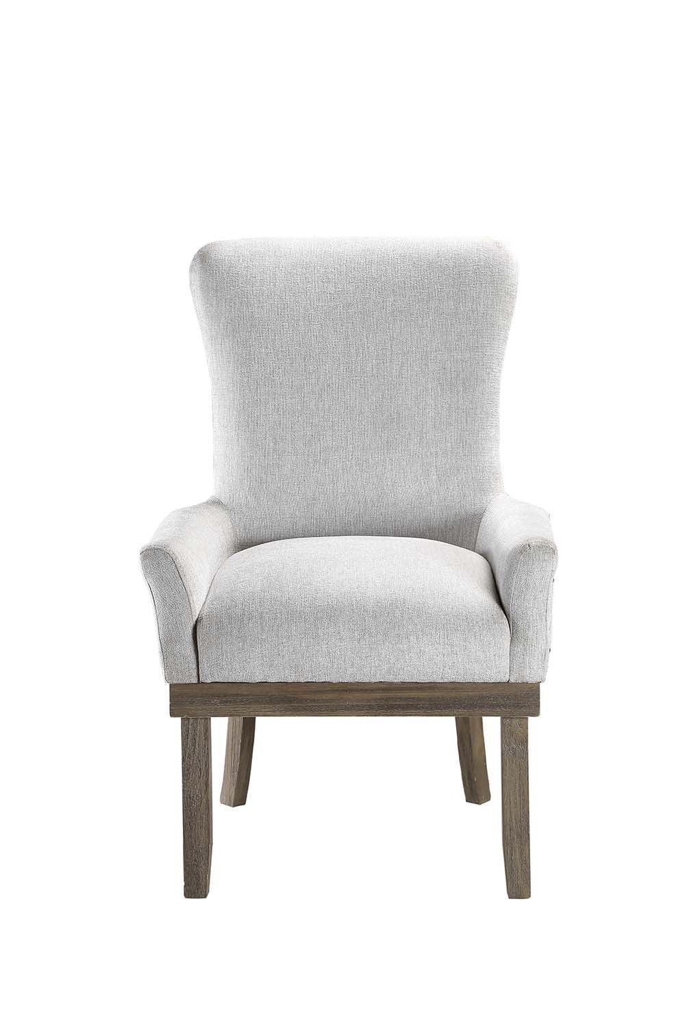 ACME Landon Arm Chair (1Pc), Gray Linen FredCo