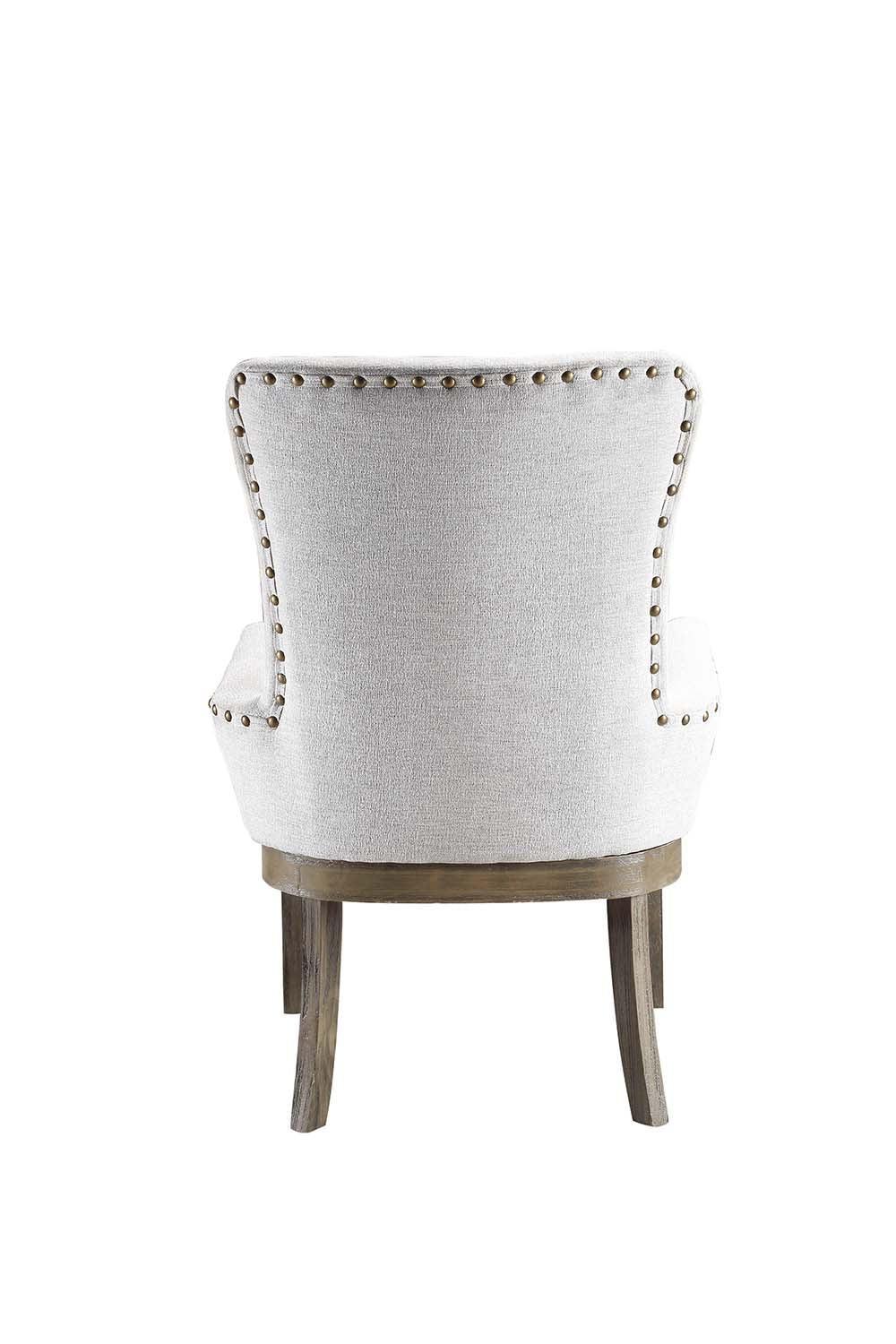 ACME Landon Arm Chair (1Pc), Gray Linen FredCo