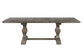 ACME Landon Dining Table (Includes 1 x 18"Leaf), Salvage Gray Finish FredCo
