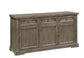 ACME Landon Server, Salvage Gray Finish FredCo