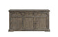 ACME Landon Server, Salvage Gray Finish FredCo