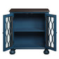ACME Lassie Console Table, Antique Blue Finish FredCo