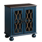 ACME Lassie Console Table, Antique Blue Finish FredCo