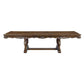 ACME Latisha Dining Table w/Double Pedestal, Antique Oak Finish FredCo