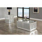 ACME Lavina Coffee Table, Mirrored & Faux Diamonds FredCo