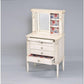 ACME Leven Jewelry Armoire, Antique White 97220 FredCo