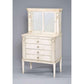 ACME Leven Jewelry Armoire, Antique White 97220 FredCo