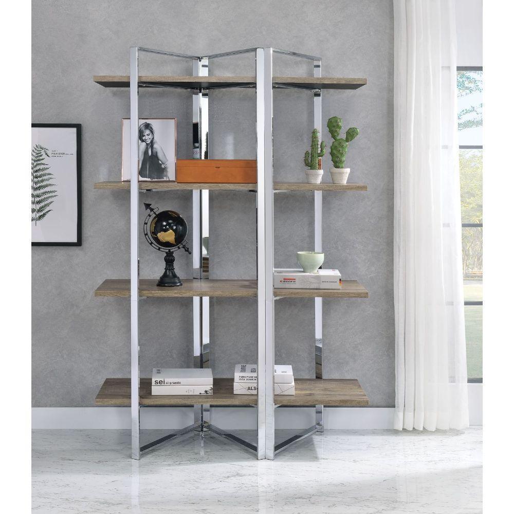 ACME Libby Bookshelf, Chrome FredCo