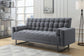 ACME Limosa Adjustable Sofa, Gray Fabric FredCo
