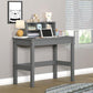 ACME Logan Writing Desk, Gray Finish FredCo