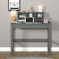 ACME Logan Writing Desk, Gray Finish FredCo