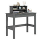 ACME Logan Writing Desk, Gray Finish FredCo