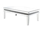 ACME Lotus Coffee Table, Mirrored & Faux Crystals Inlay FredCo