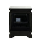 ACME Lotus Fireplace, Mirrored & Faux Diamonds FredCo