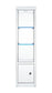 ACME Lotus Side Pier (Left), LED, Mirrored & Faux Crystals FredCo
