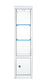 ACME Lotus Side Pier (Right), LED, Mirrored & Faux Crystals FredCo