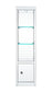 ACME Lotus Side Pier (Right), LED, Mirrored & Faux Crystals FredCo