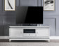 ACME Lotus TV Stand, Mirrored & Faux Crystals FredCo