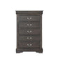 ACME Louis Philippe Chest, Dark Gray FredCo